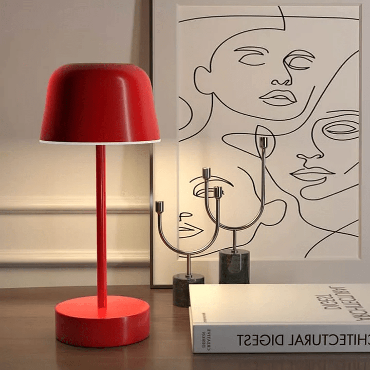 GlintShade - Modern Wireless Table Lamp for Elegant and Cozy Atmosphere
