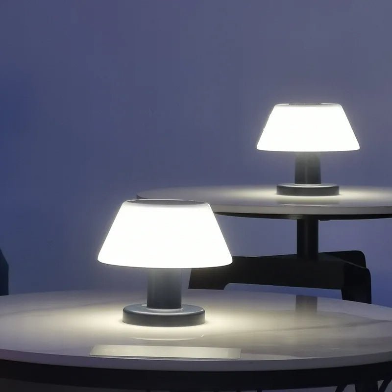 LoomGlow - Stylish Solar Table Lamp for Eco-Friendly Lighting