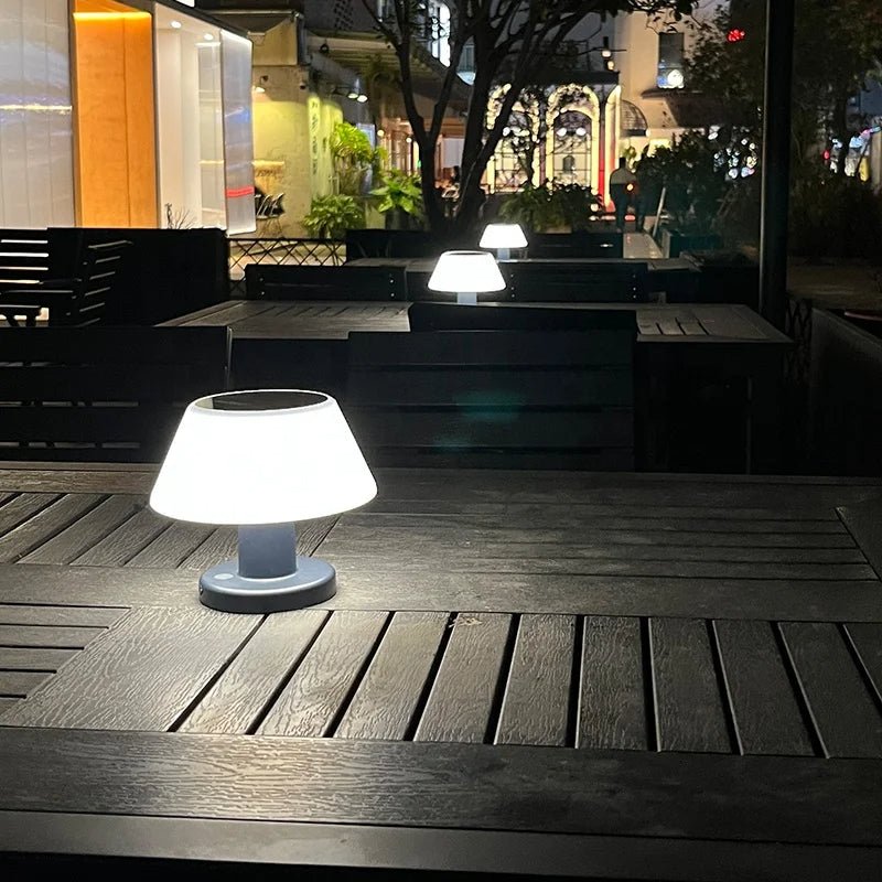 LoomGlow - Stylish Solar Table Lamp for Eco-Friendly Lighting