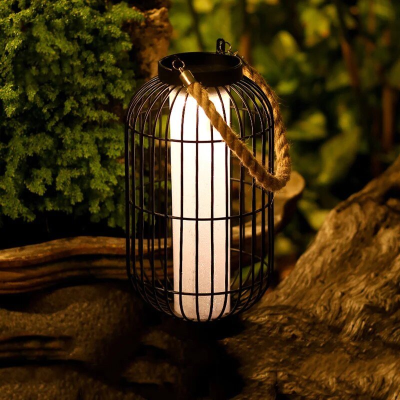 MoodGlow - Stylish Solar LED Lantern for Cozy Outdoor Atmosphere