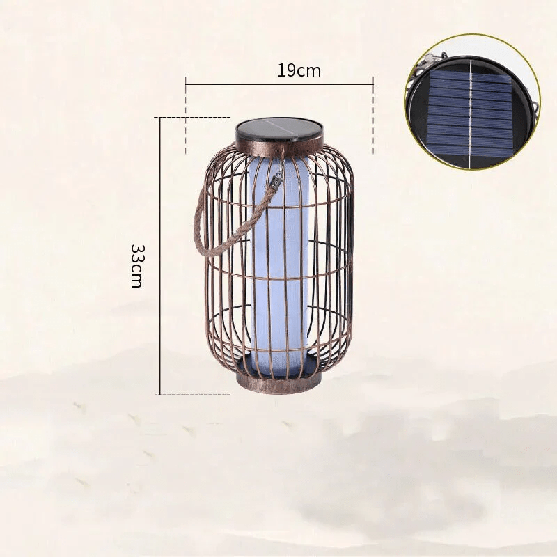 MoodGlow - Stylish Solar LED Lantern for Cozy Outdoor Atmosphere