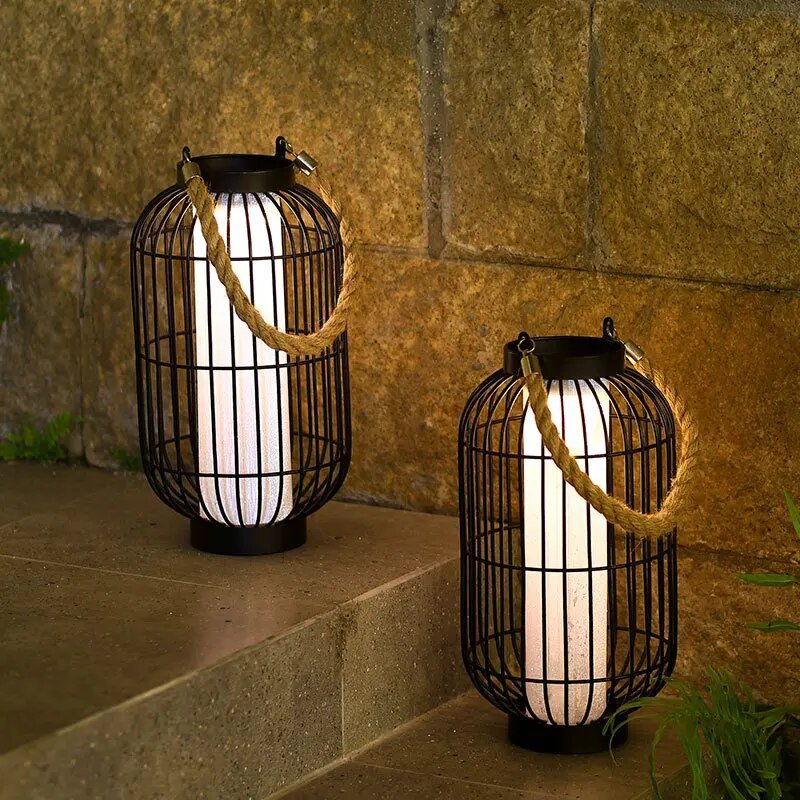 MoodGlow - Stylish Solar LED Lantern for Cozy Outdoor Atmosphere