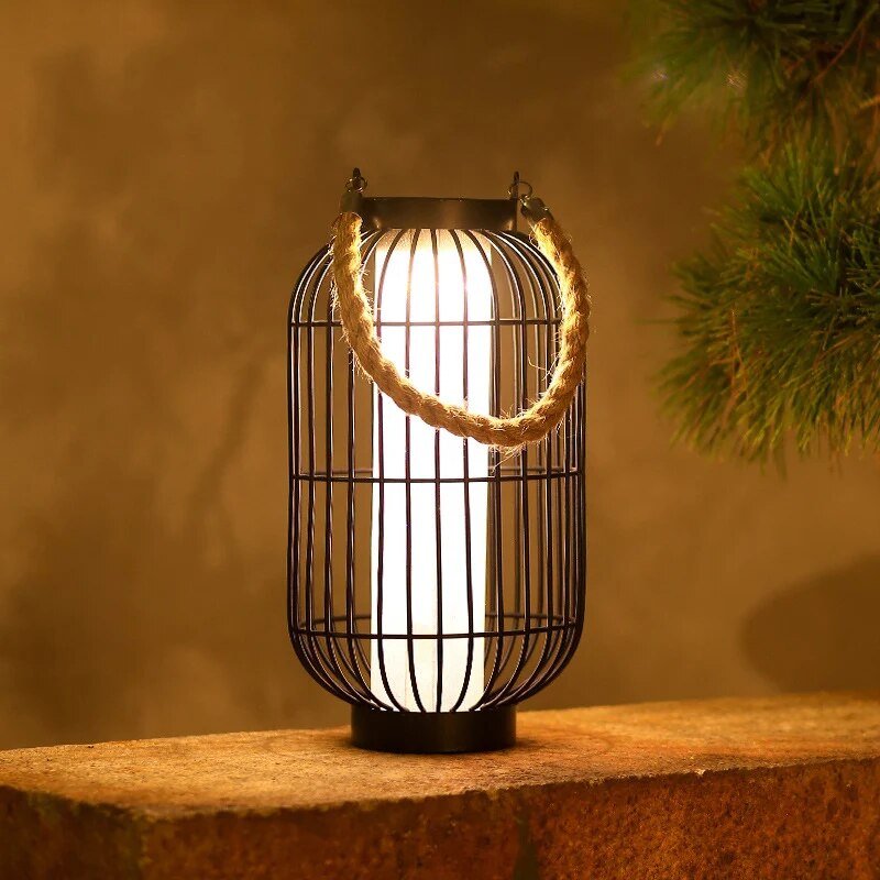 MoodGlow - Stylish Solar LED Lantern for Cozy Outdoor Atmosphere