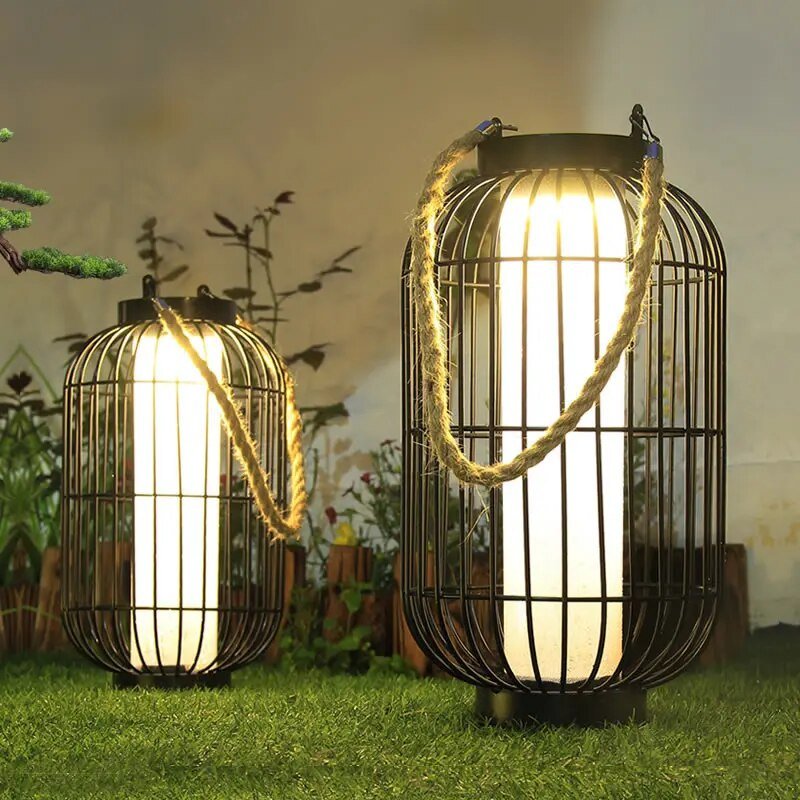 MoodGlow - Stylish Solar LED Lantern for Cozy Outdoor Atmosphere