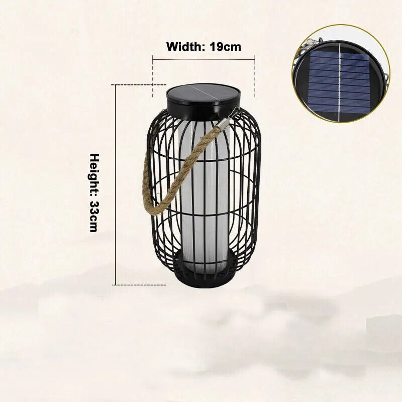 MoodGlow - Stylish Solar LED Lantern for Cozy Outdoor Atmosphere