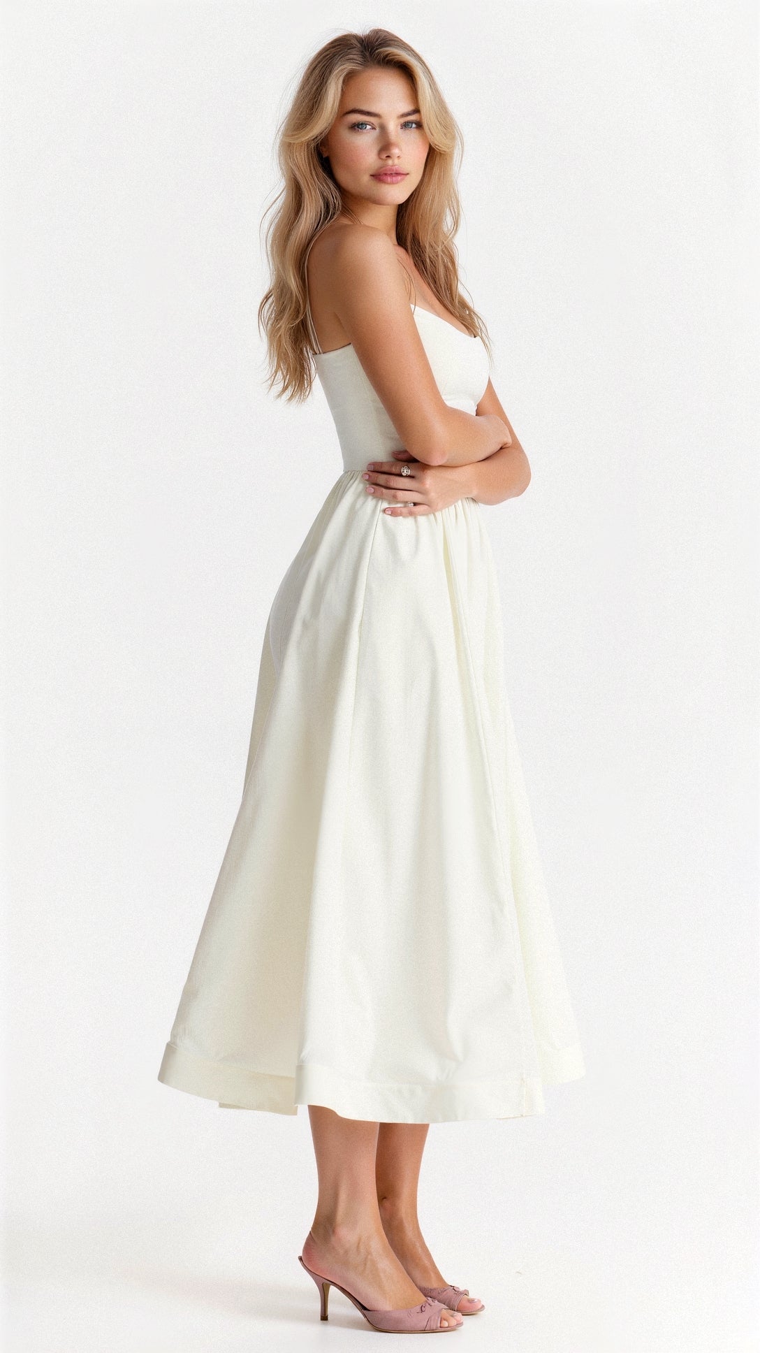 Marcella - Lightweight Flowing Midi Dress for Elegant Looks