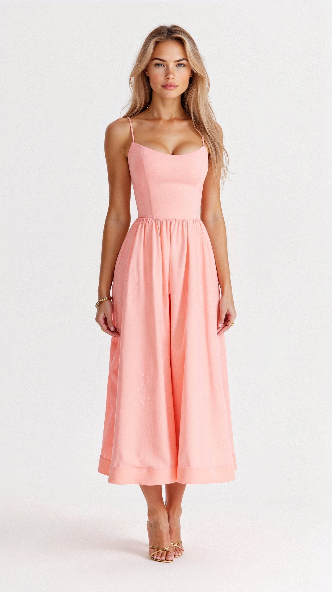 Marcella - Lightweight Flowing Midi Dress for Elegant Looks