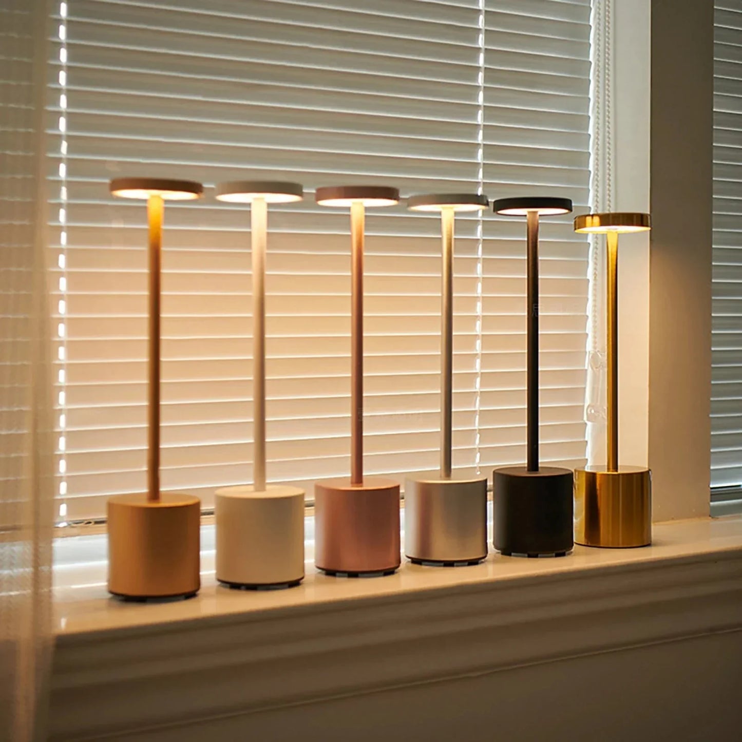 LusterPod - Modern Cordless Touch Lamp with Adjustable Brightness