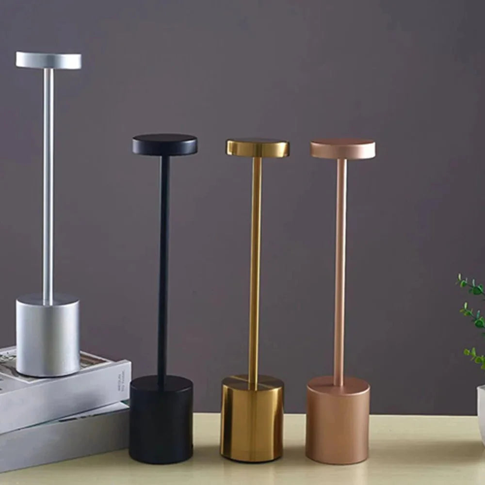 LusterPod - Modern Cordless Touch Lamp with Adjustable Brightness