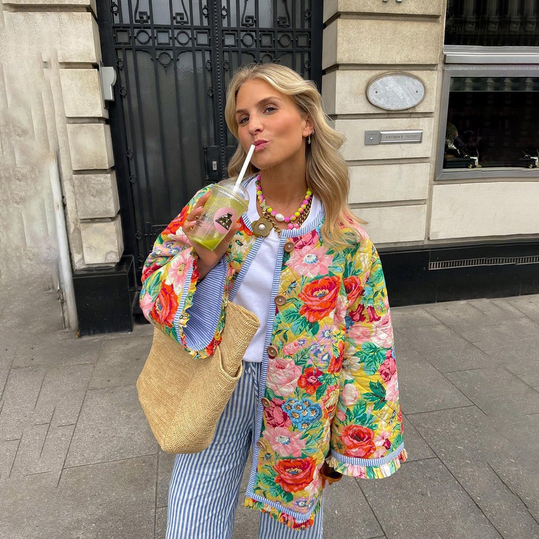 Yrsa - Vibrant Quilted Jacket for Stylish Warmth and Versatility