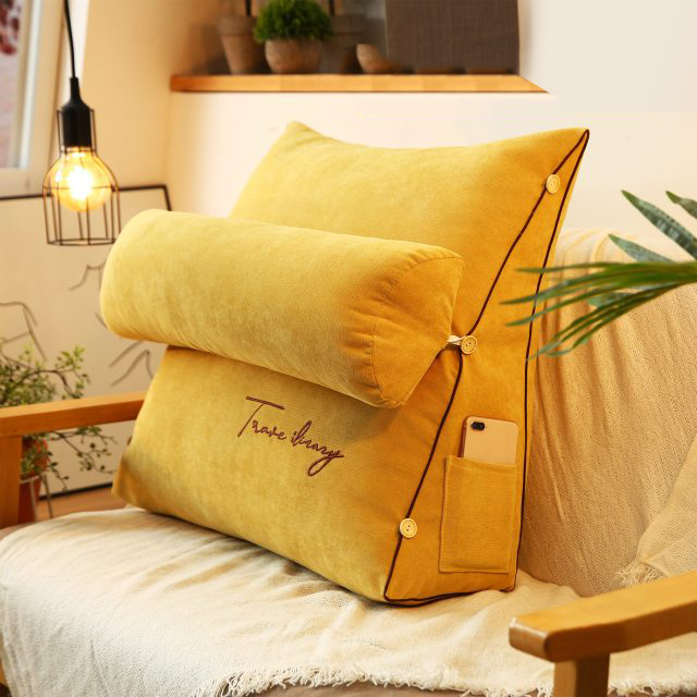 Brivora - SleepingPillow Triangular Reading Backrest Pillow For Bed
