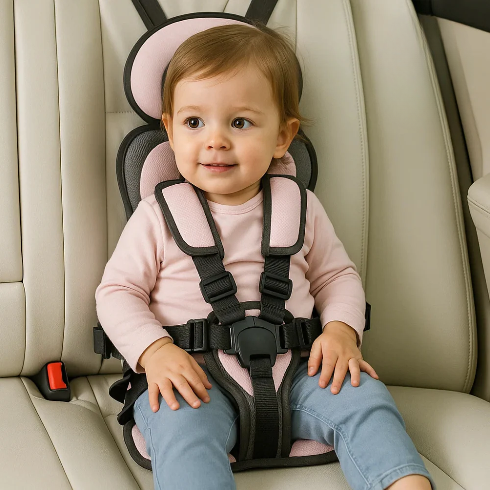 Brighta - Lightweight Foldable Child Car Safety Travel Booster Seat