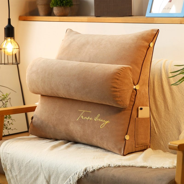 Brivora - SleepingPillow Triangular Reading Backrest Pillow For Bed