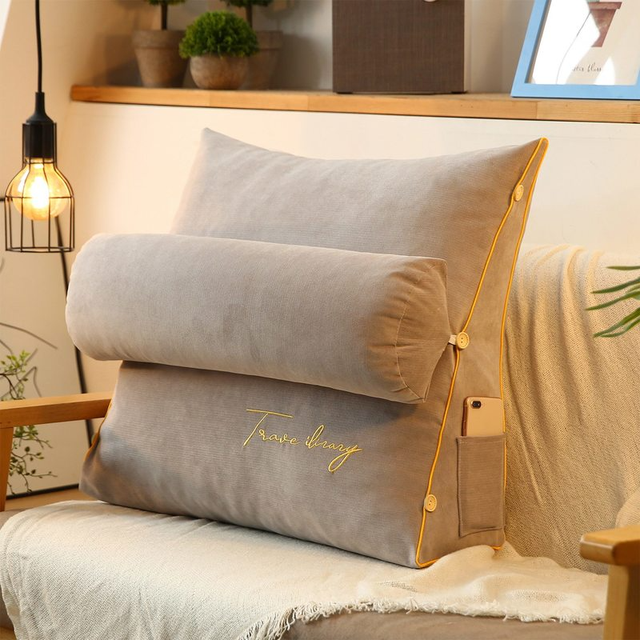 Brivora - SleepingPillow Triangular Reading Backrest Pillow For Bed