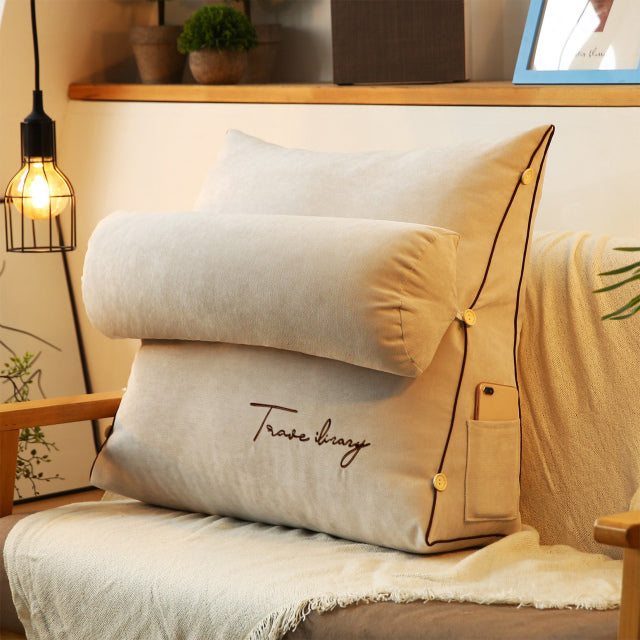 Brivora - SleepingPillow Triangular Reading Backrest Pillow For Bed
