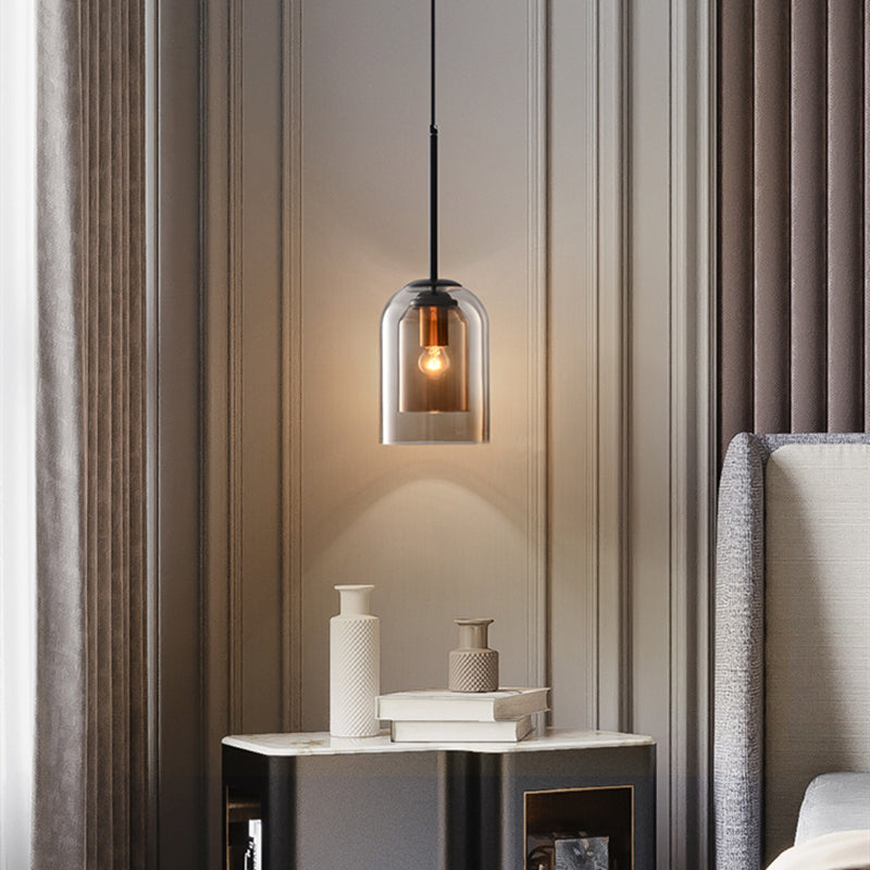 Vetro – Mid-Century Double Glass Pendant Light
