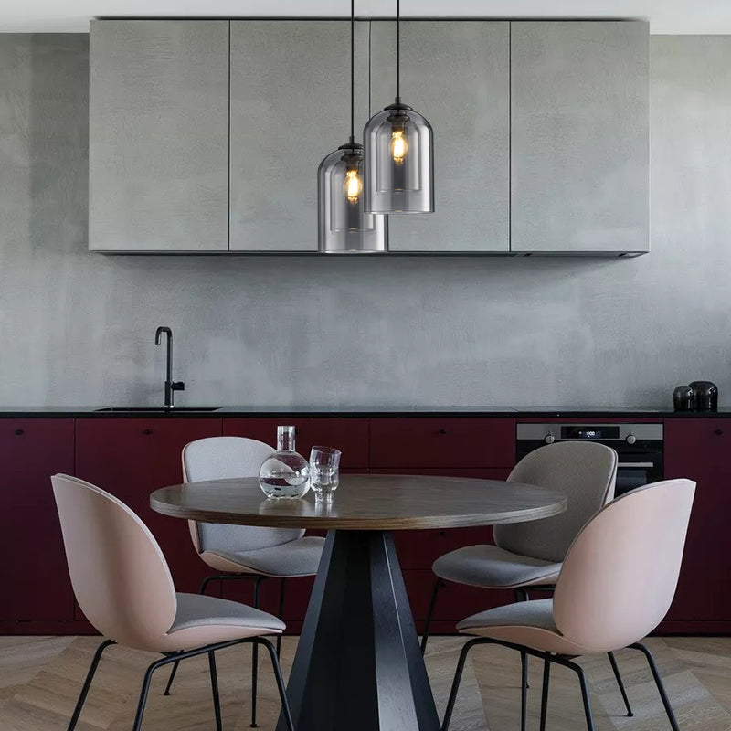Vetro – Mid-Century Double Glass Pendant Light
