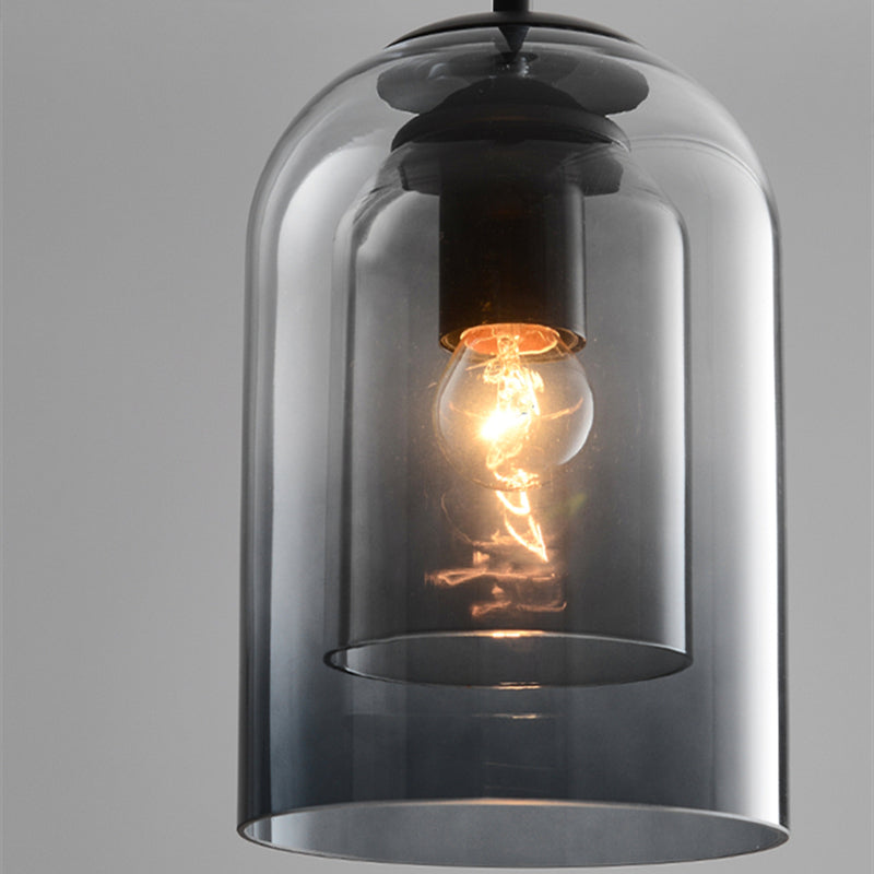Vetro – Mid-Century Double Glass Pendant Light