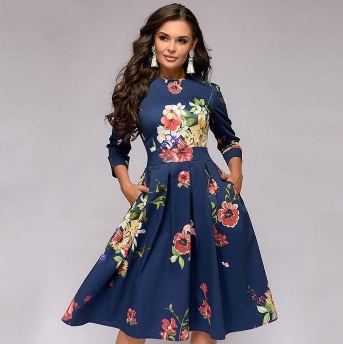Stephanie - Elegant Floral Dress for Any Special Occasion