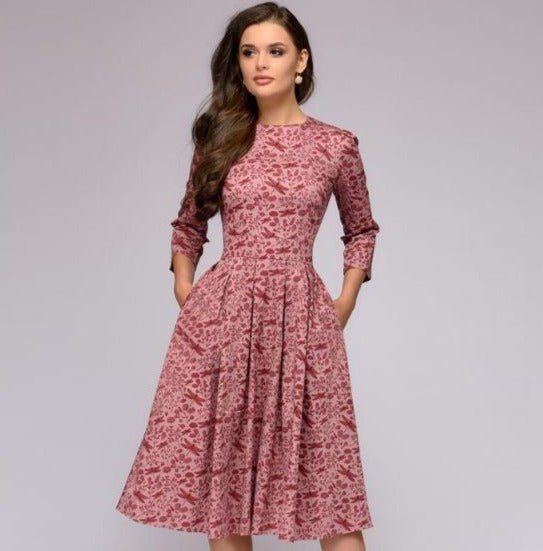 Stephanie - Elegant Floral Dress for Any Special Occasion