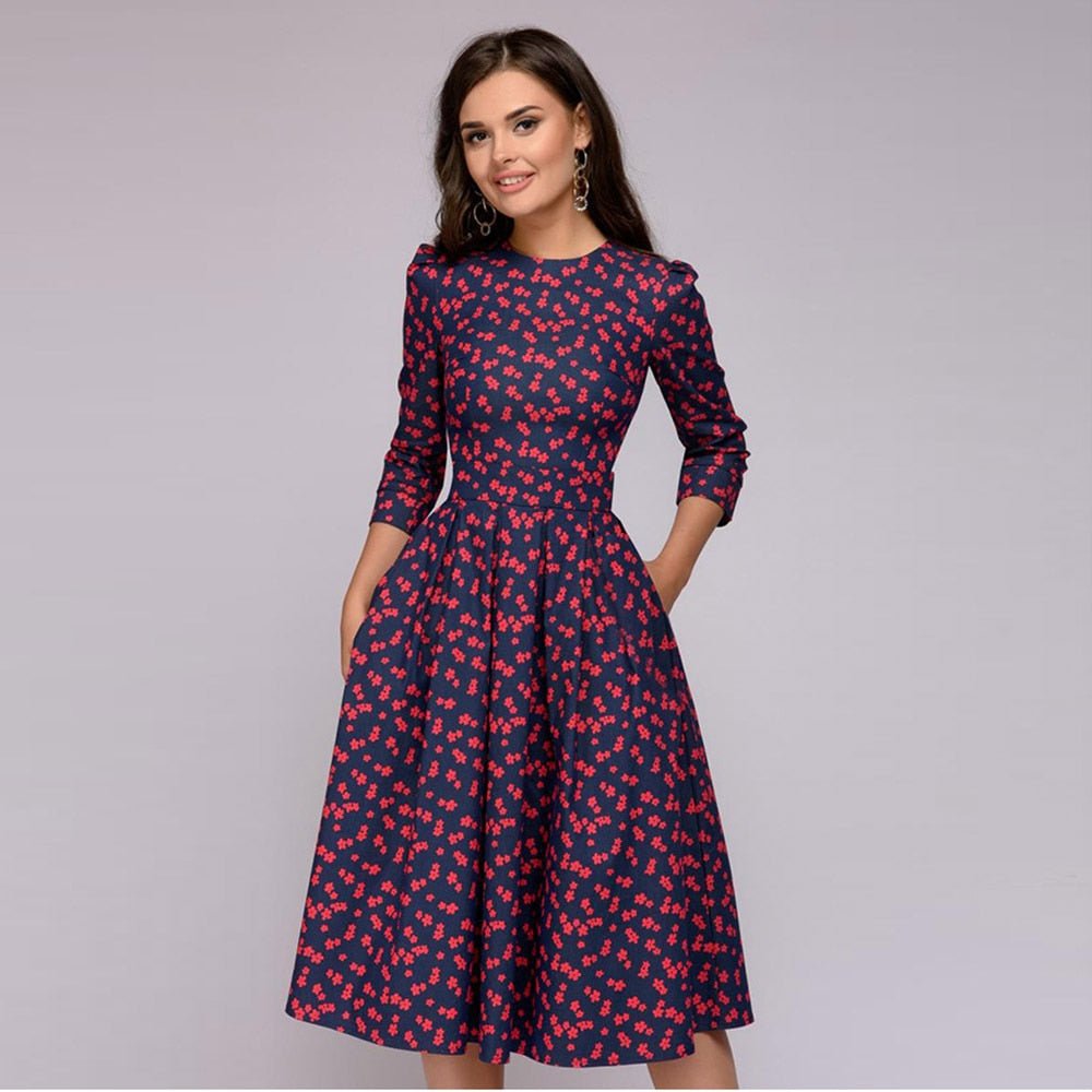 Stephanie - Elegant Floral Dress for Any Special Occasion