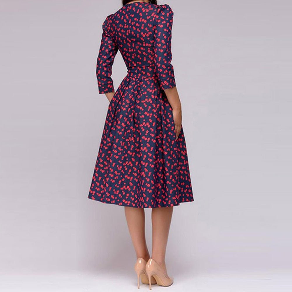 Stephanie - Elegant Floral Dress for Any Special Occasion