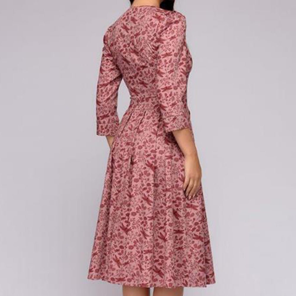 Stephanie - Elegant Floral Dress for Any Special Occasion