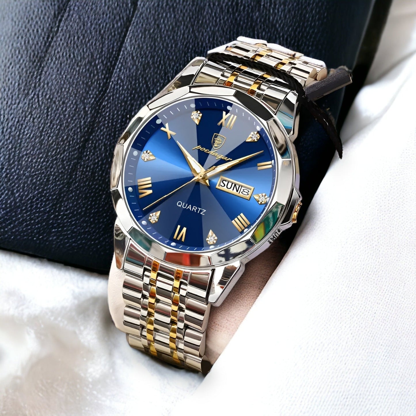 Colton - Elegant Men's Luxury Watch with Distinctive Design