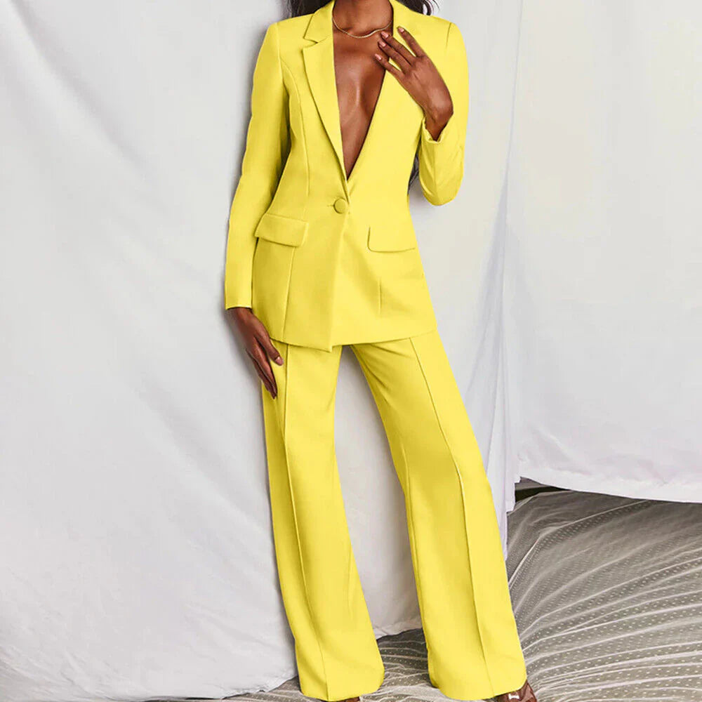 Julie - Stylish 2-Piece Women's Suit Set for Chic Outfits