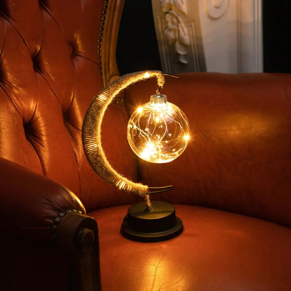 LustraPod - Enchanted Lunar Lamp with Magical Glow and Elegant Design