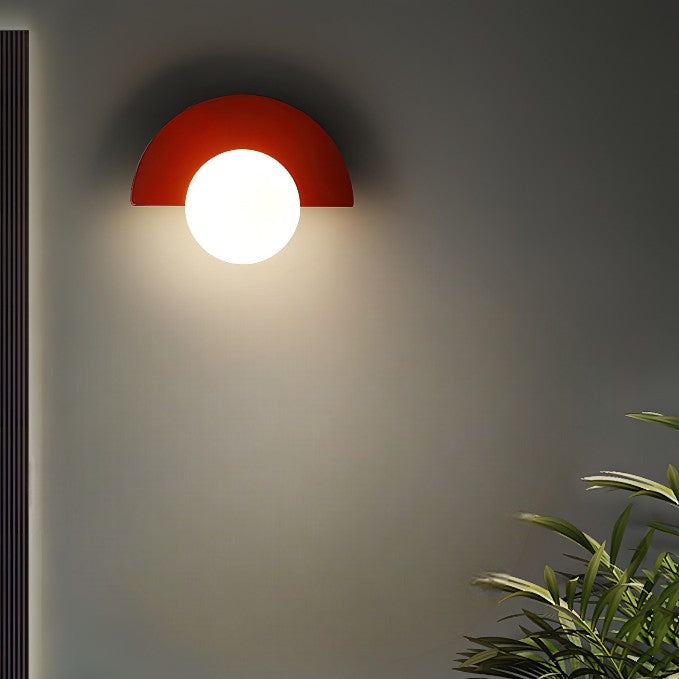 GlowNova - Modern Nordic Semicircle Wall Lamp for Elegant Home Decor