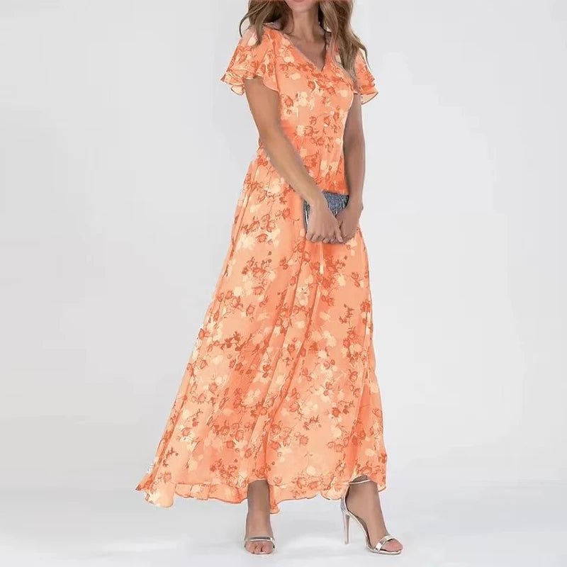 Quinlan - Lightweight Women's Summer Dress with Floral Pattern