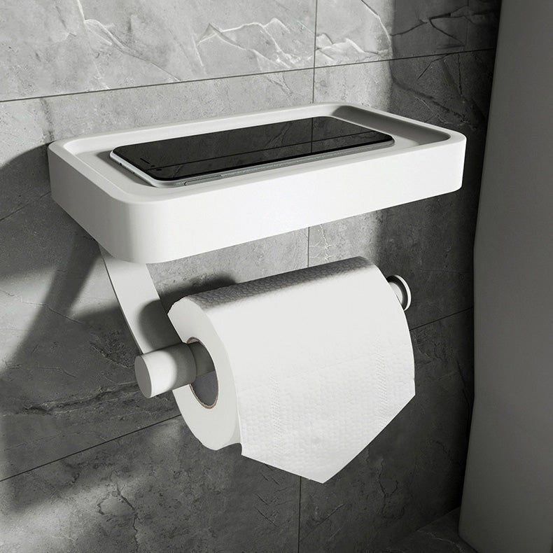 Accentra - SleekShelf Wall Mounted Toilet Paper Roll Holder With Shelf