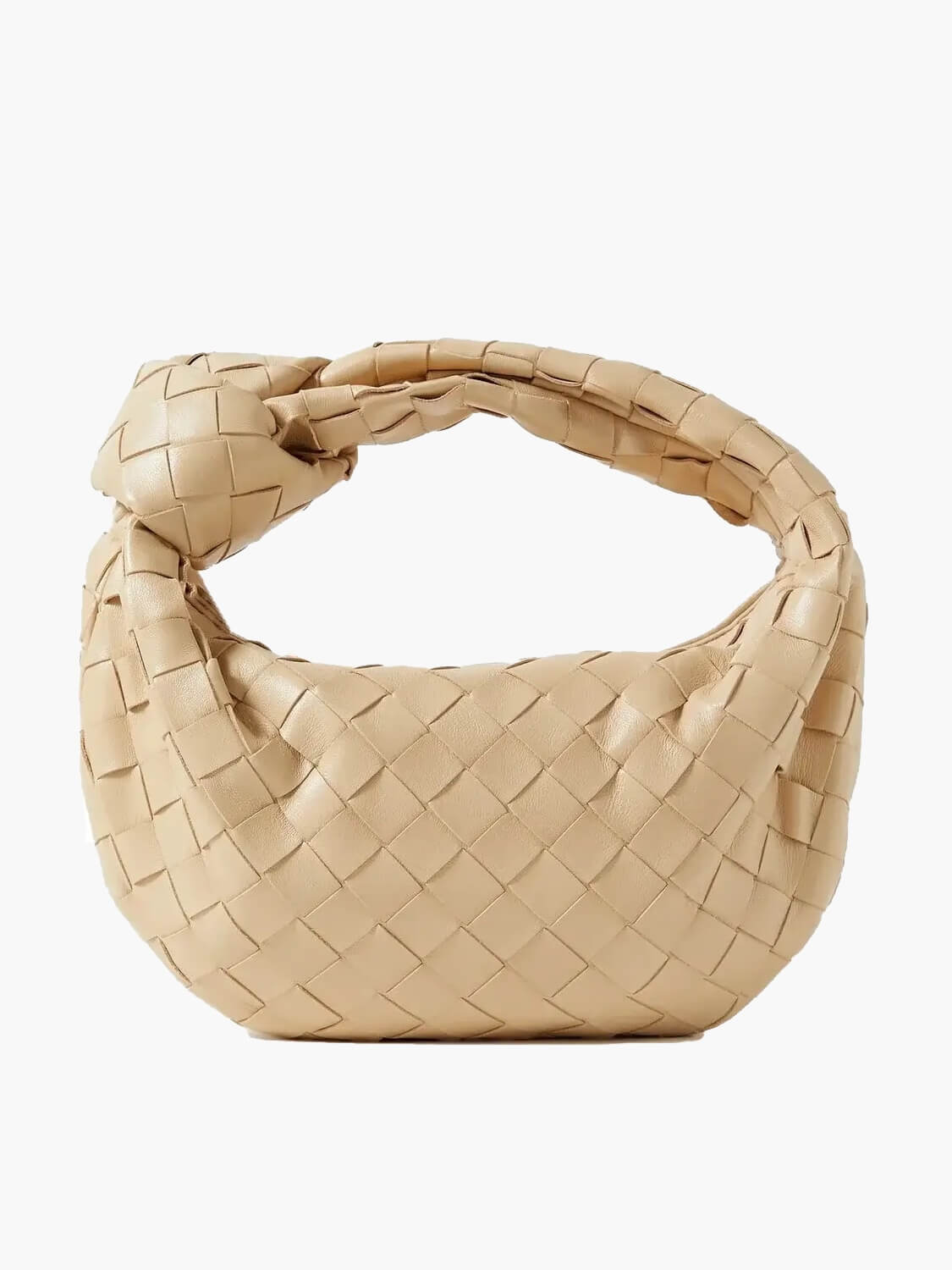 Trisha - Vegan Leather Woven Shoulder Bag Handbag For Everyday Use