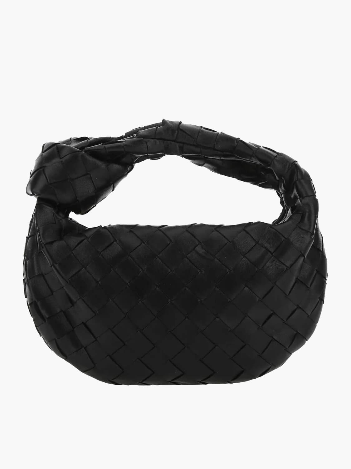 Trisha - Vegan Leather Woven Shoulder Bag Handbag For Everyday Use