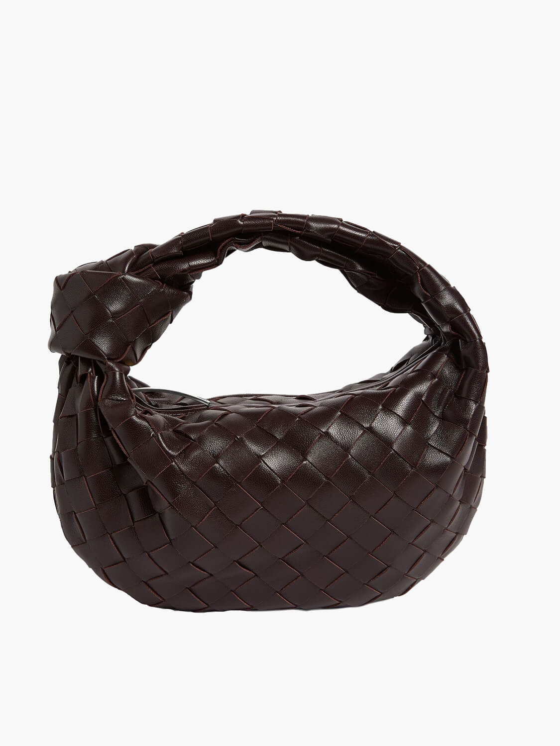 Trisha - Vegan Leather Woven Shoulder Bag Handbag For Everyday Use