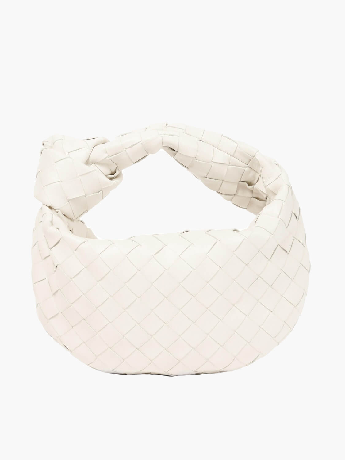 Trisha - Vegan Leather Woven Shoulder Bag Handbag For Everyday Use