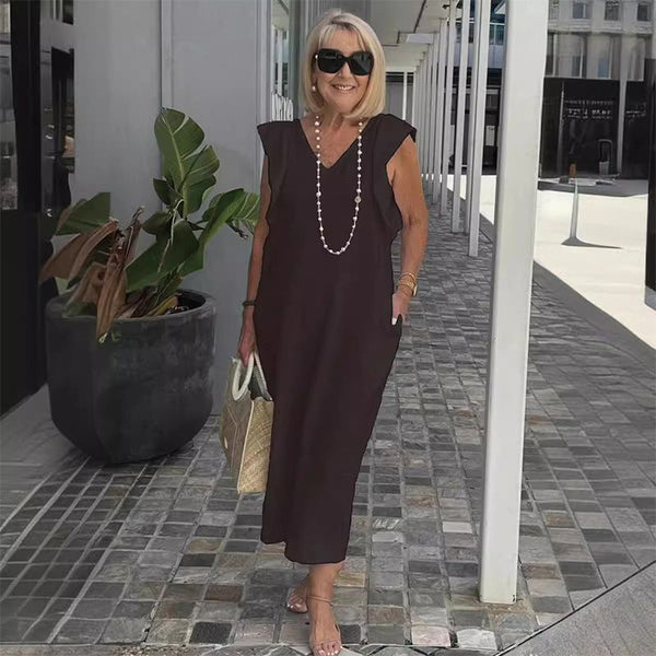 Xavia - Versatile Women's Sleeveless Dress for Summer Elegance