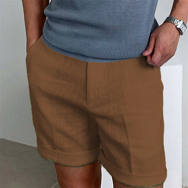 Amis - Relaxed Men's Linen Shorts for Summer Comfort