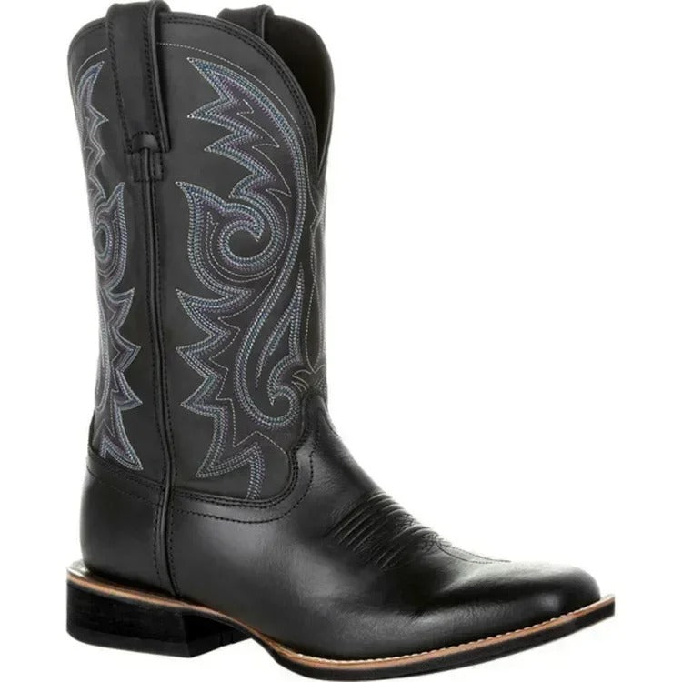 Tyler - Stylish Cowboy Leather Boots for Men
