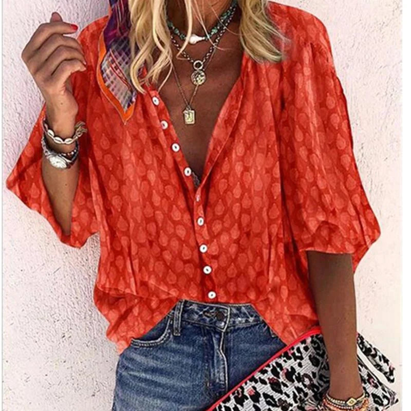 Hanna - Trendy Lightweight Summer Blouse for Stylish Women