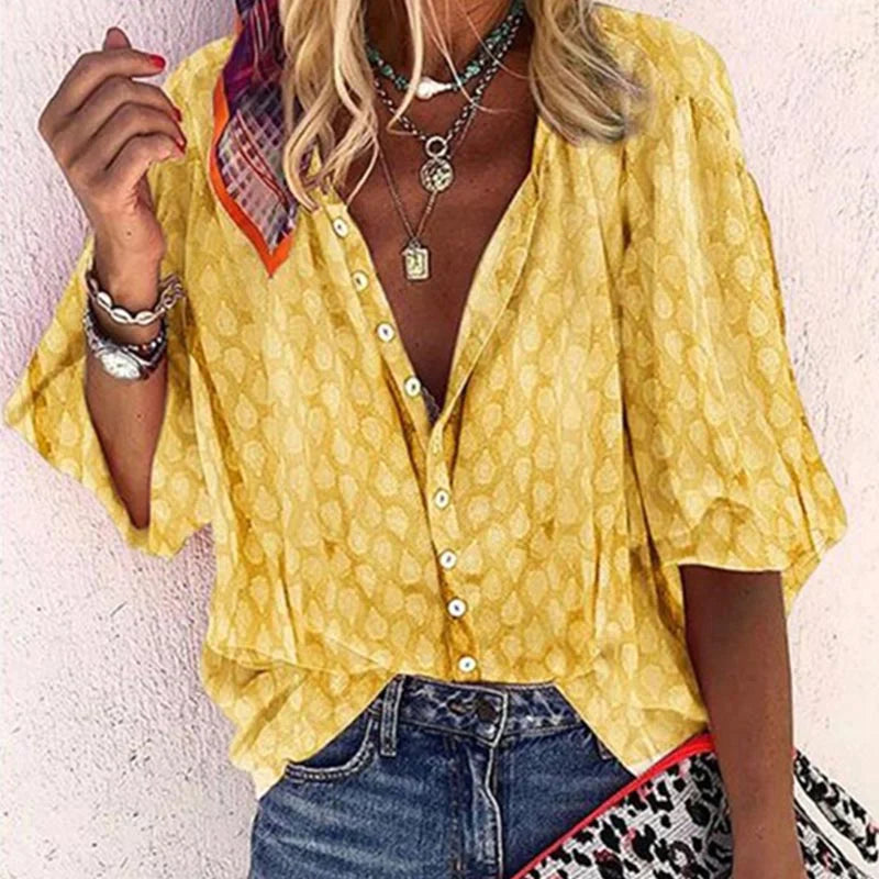 Hanna - Trendy Lightweight Summer Blouse for Stylish Women