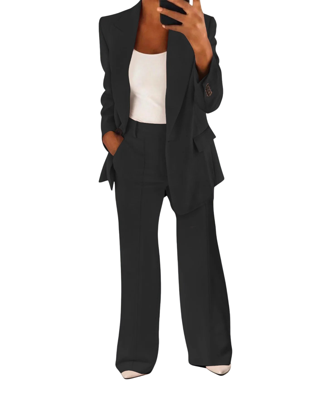 Imogen - Stylish Women's Blazer and Trousers Set for Versatile Elegance