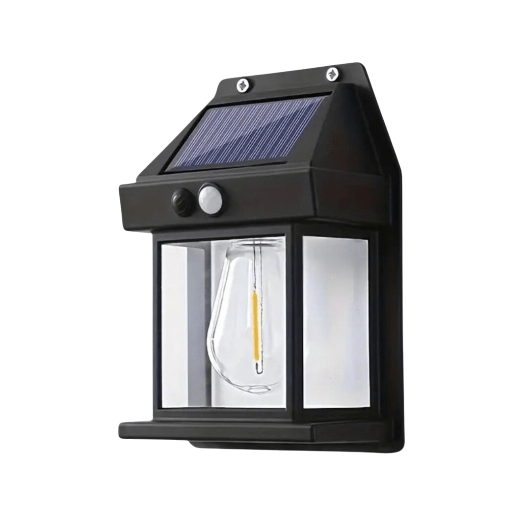 Brillence - Modern Solar Wall Lantern Waterproof With Motion Sensor