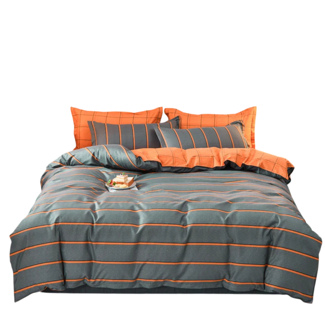 Ornesta - Tova Luxury Duvet Cover Set for Modern Bedrooms Breathable