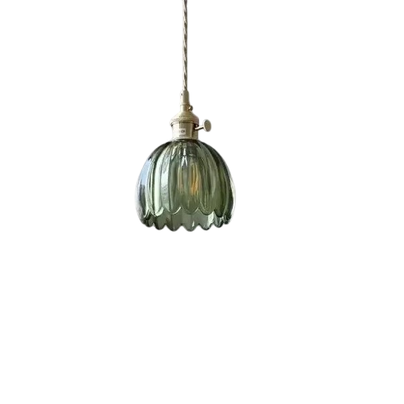 Lavora - Elegant Glass Flower Pendant Light E27 Fixture Piero Home