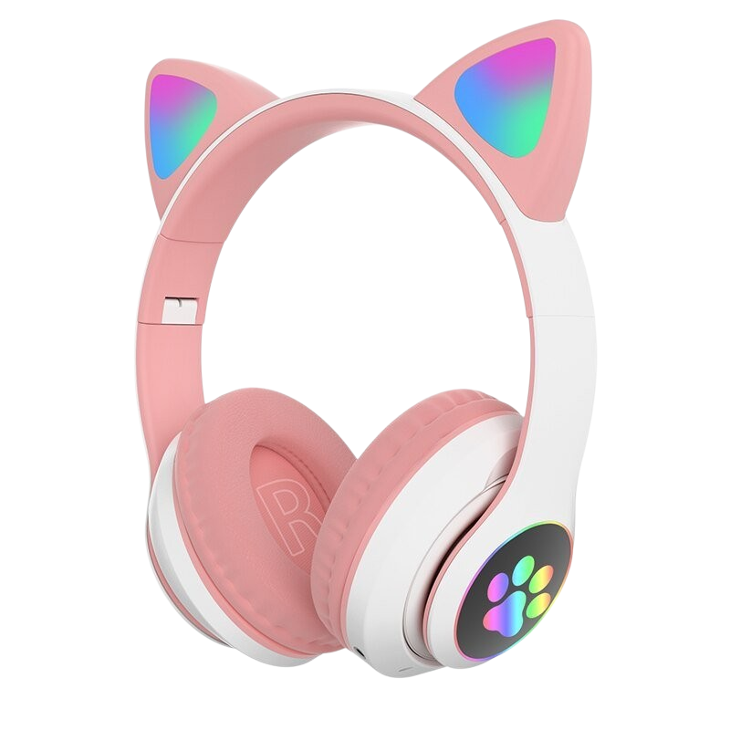 Leilani - Cat Ear Bluetooth Headphones With LED Lights