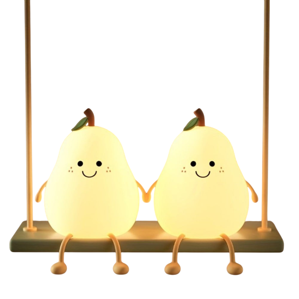 Craftora - Smiling Pear Night Light For Kids USB