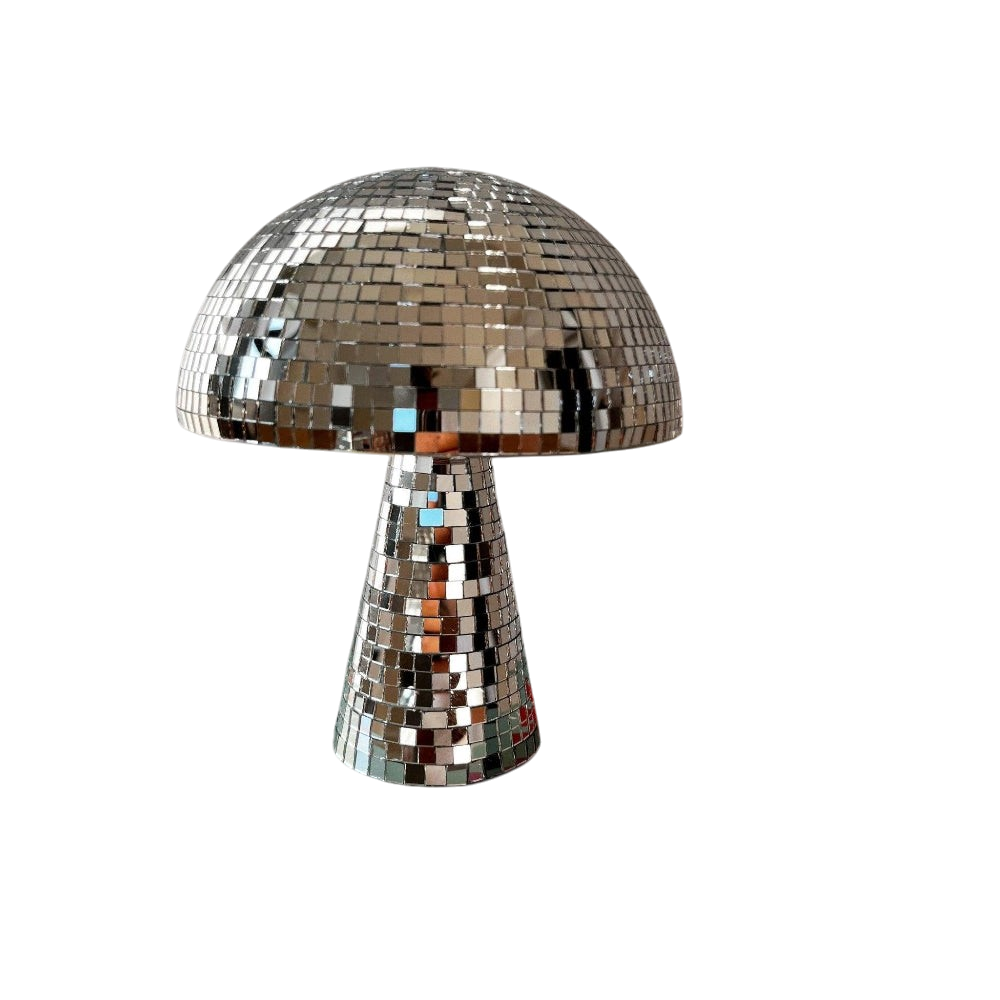 Growvia - Disco Ball Mushroom Lamp With Sparkling Glass Tiles