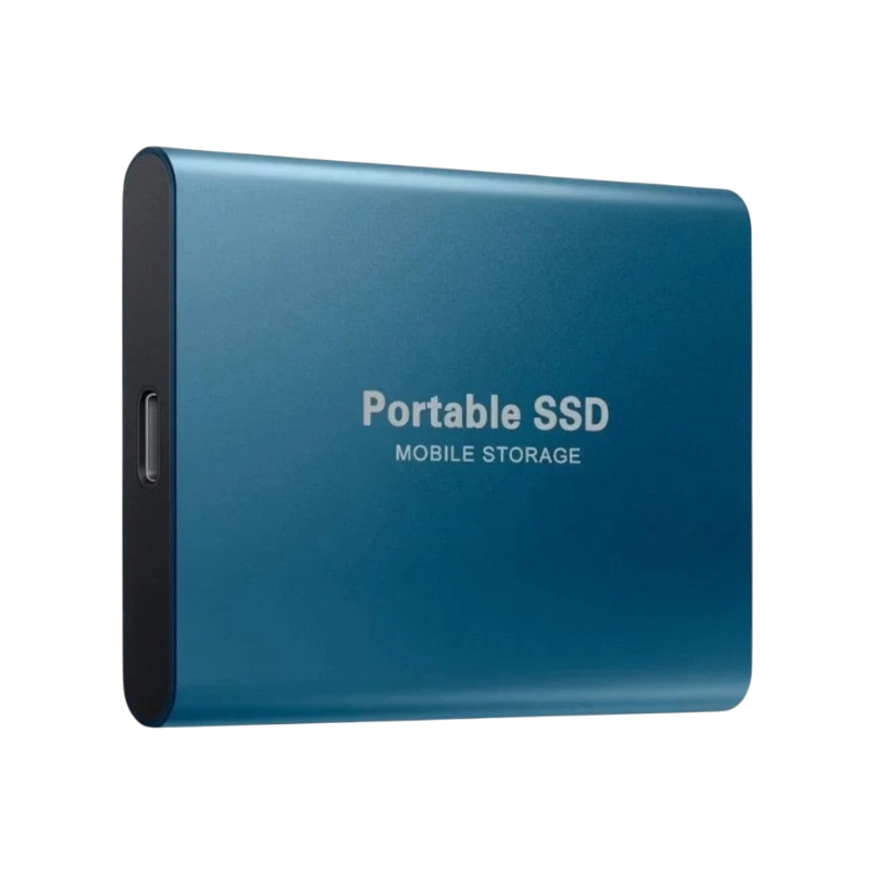 Glowra - Aluminum Portable External SSD Drive High Speed Storage